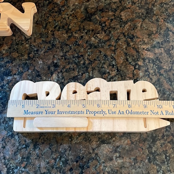 NEW Natural Wood Standing Signs for Classroom - Picture 12 of 15